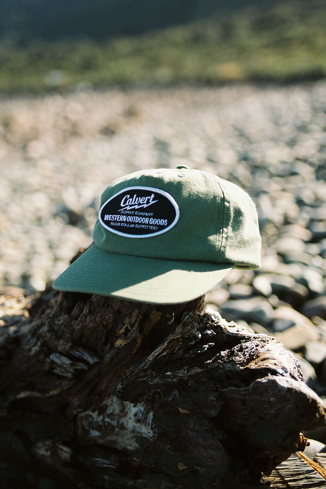 Blue Collar Semi-Structured Cap - Khaki – Calvert Supply