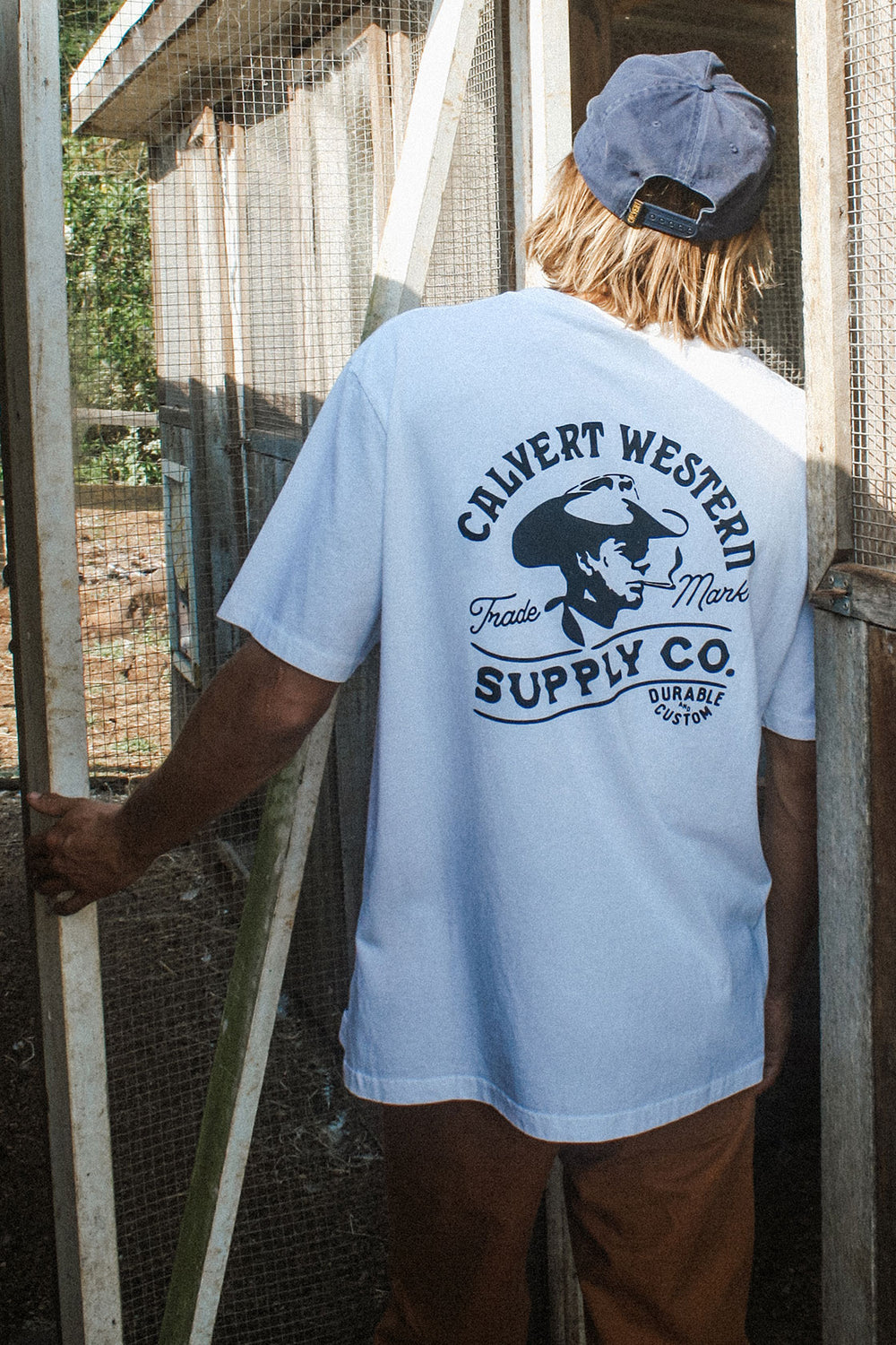 Burnin' Bill Classic Fit Tee - White