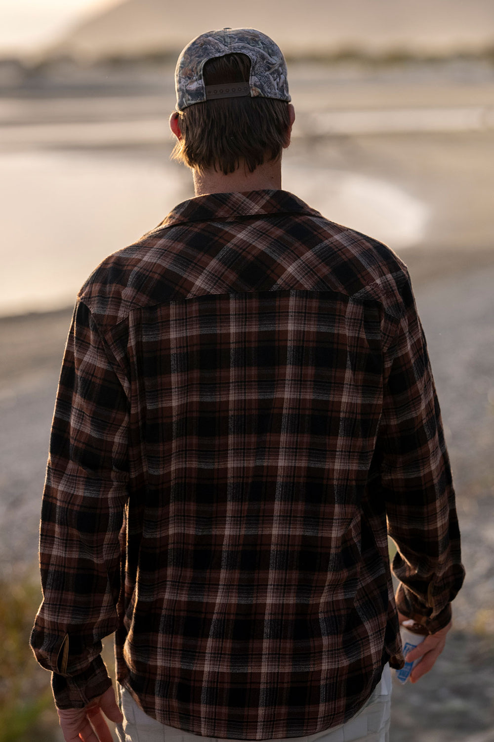 River Flannel - Dark Brown
