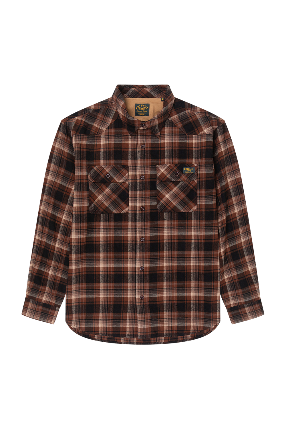 River Flannel - Dark Brown