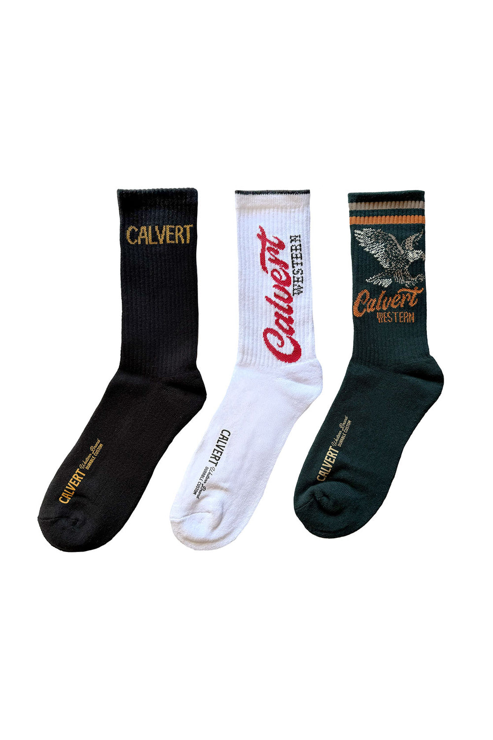 3 Pack Calvert Classic Gym Socks