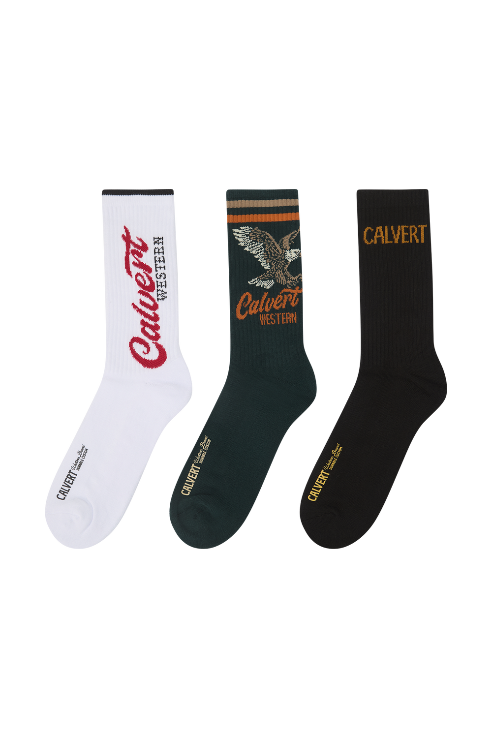 3 Pack Calvert Classic Gym Socks