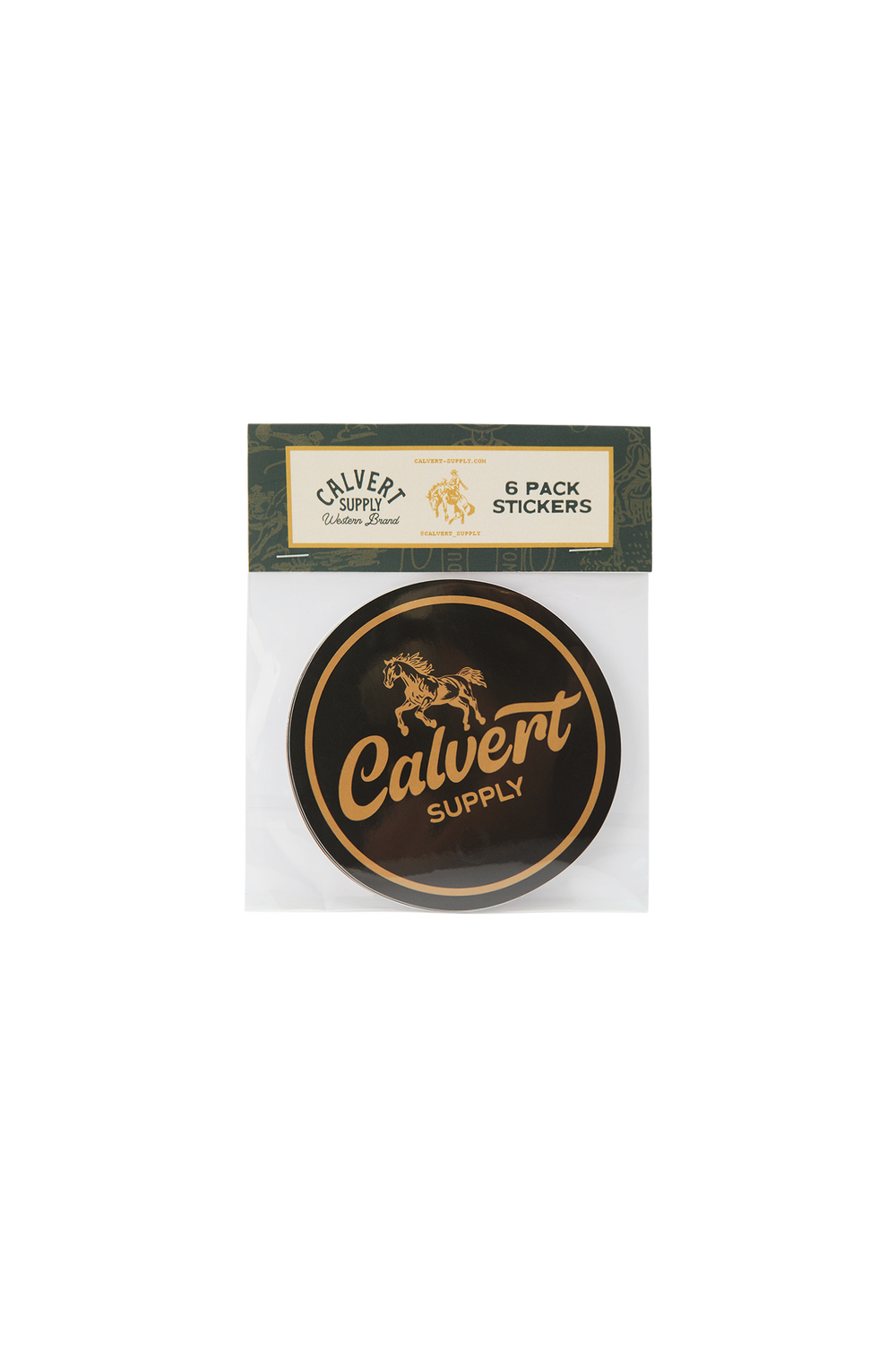 6 Pack of Calvert Stickers