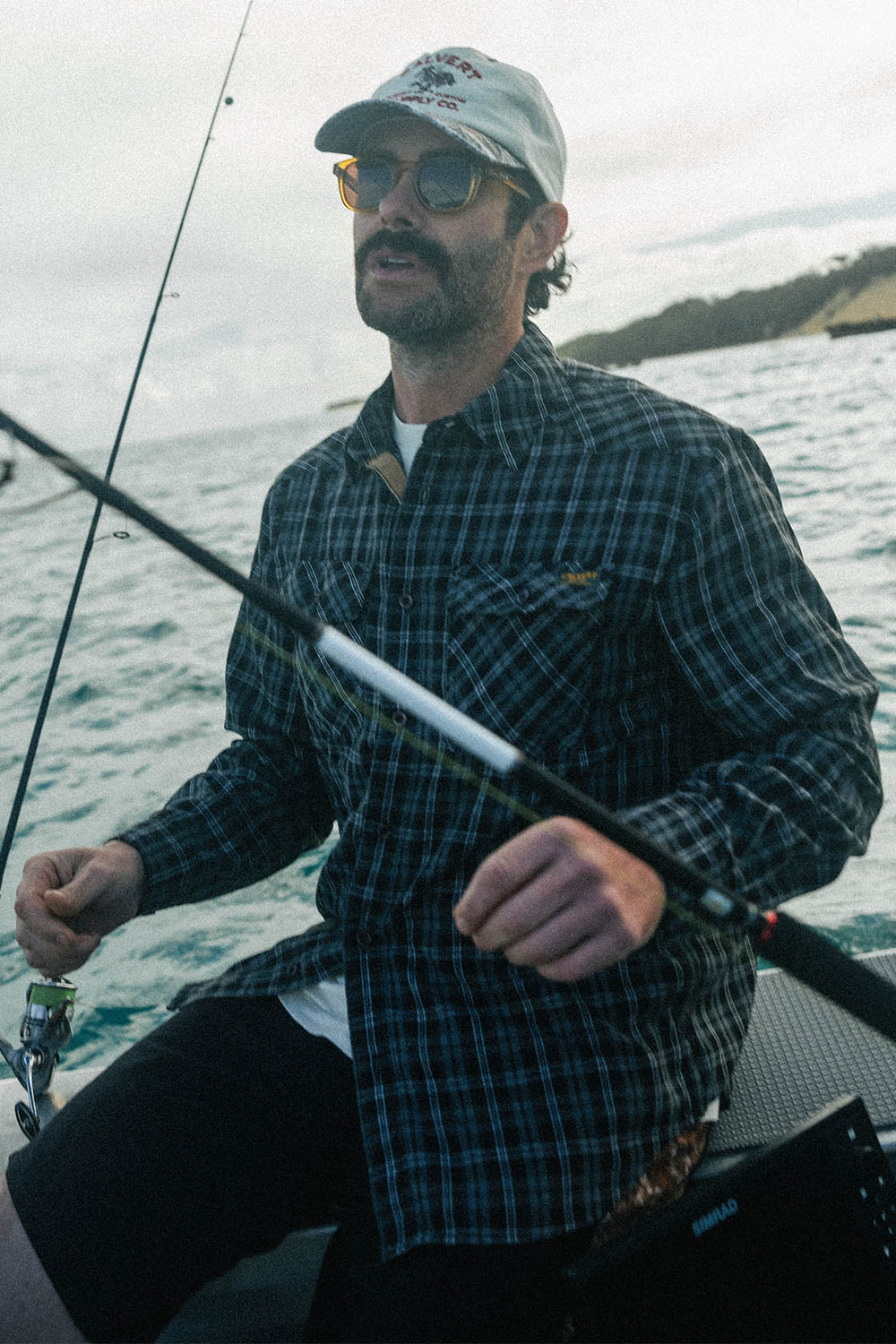 Bass Flannel Shirt - Steel Black