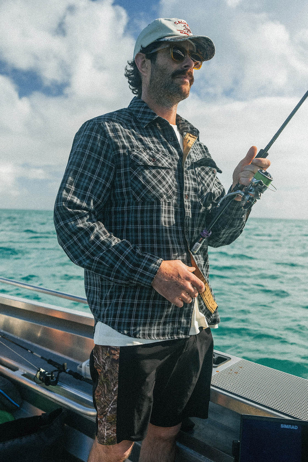 Bass Flannel Shirt - Steel Black