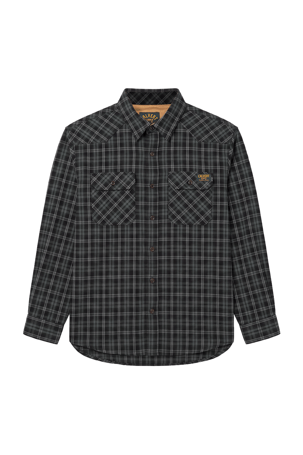 Bass Flannel - Steel Black