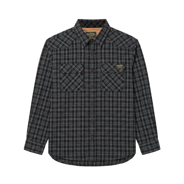 Bass Flannel - Steel Black