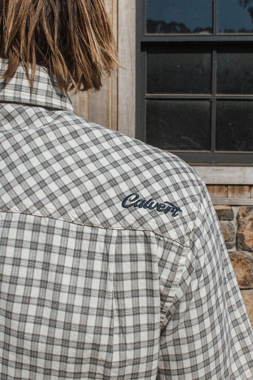 Bonfire Short Sleeve Shirt - Clay Check