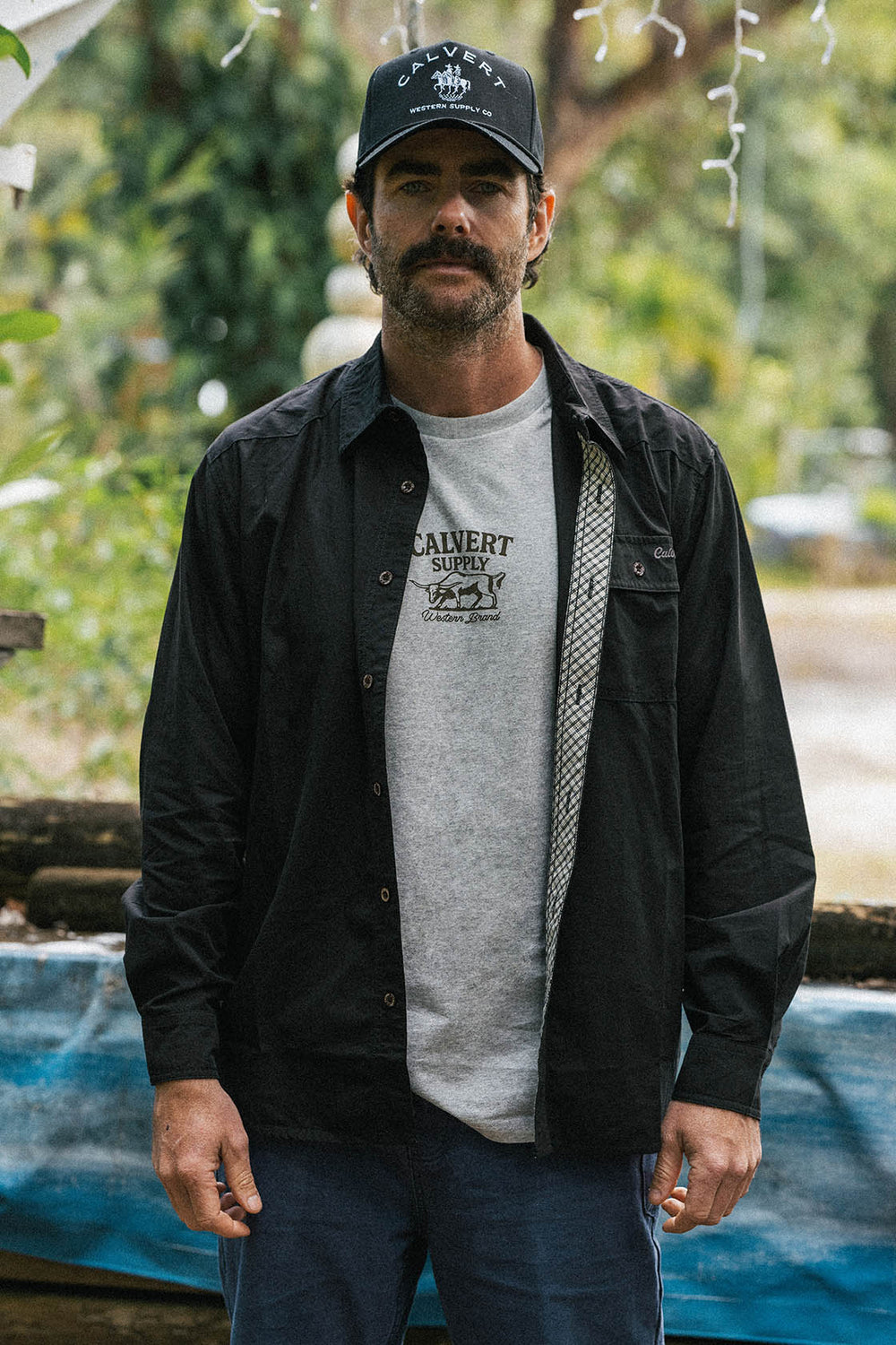 Burnin' Long Sleeve Shirt - Black