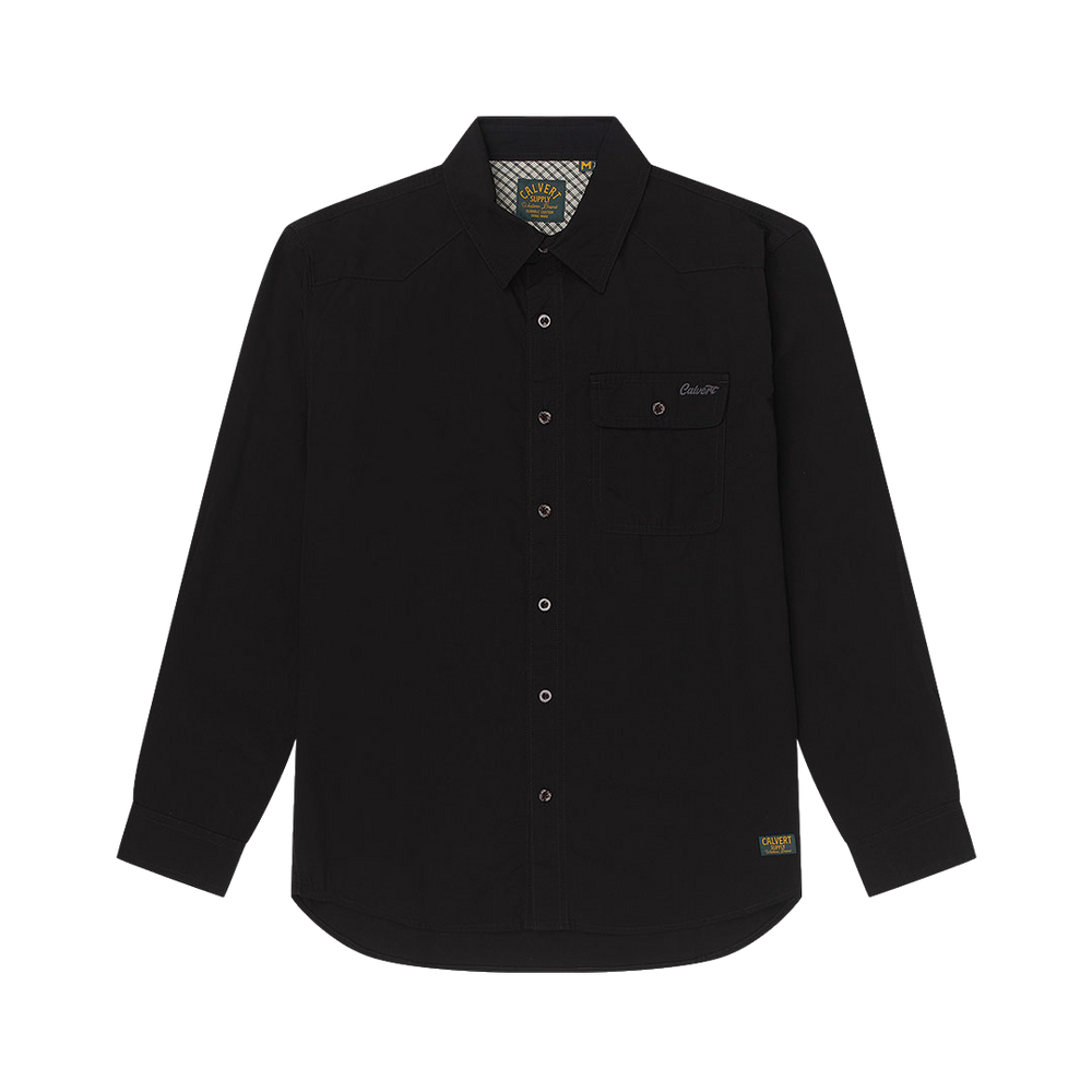 Burnin' Long Sleeve Shirt - Black