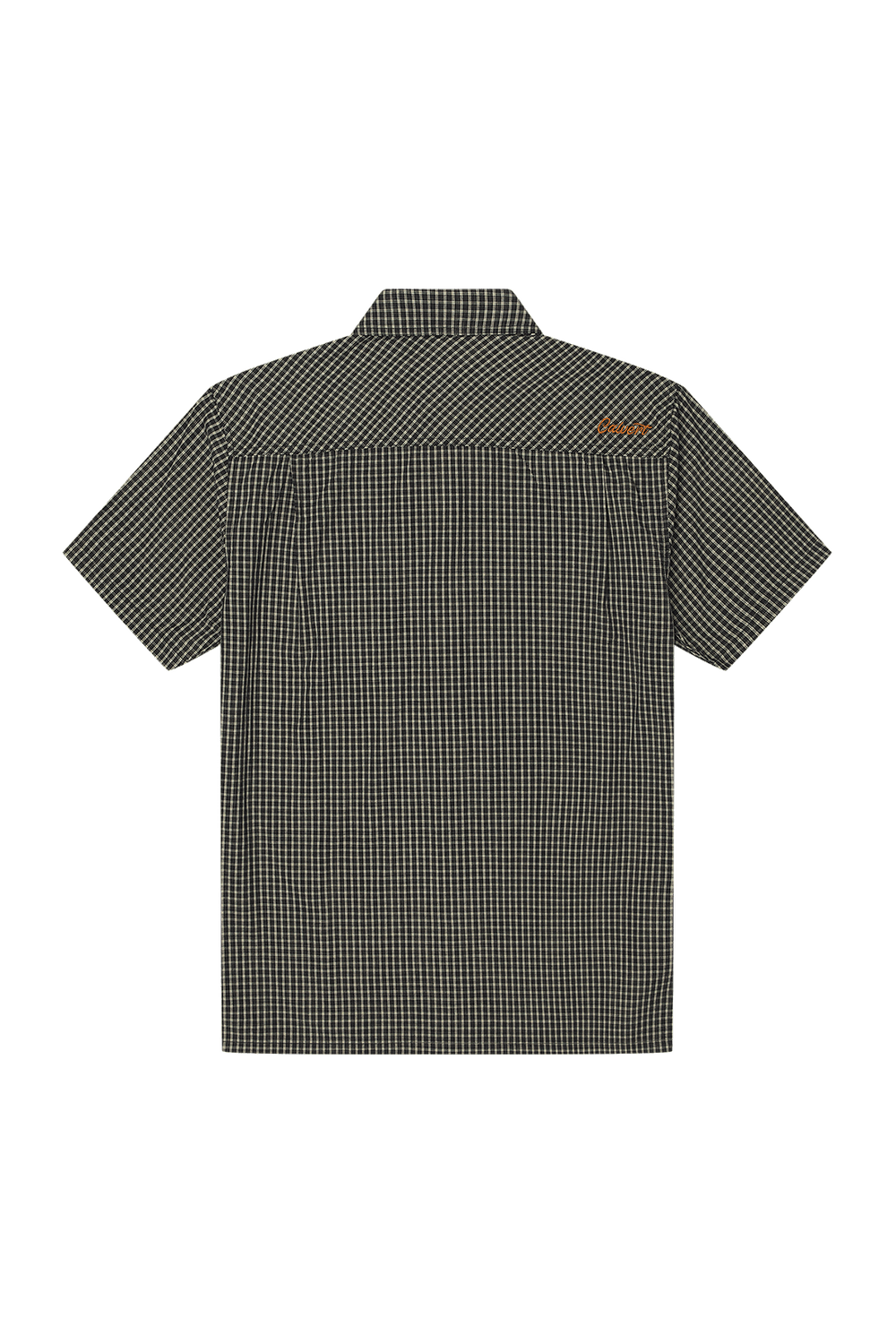Burnpile Short Sleeve Shirt - Black Check