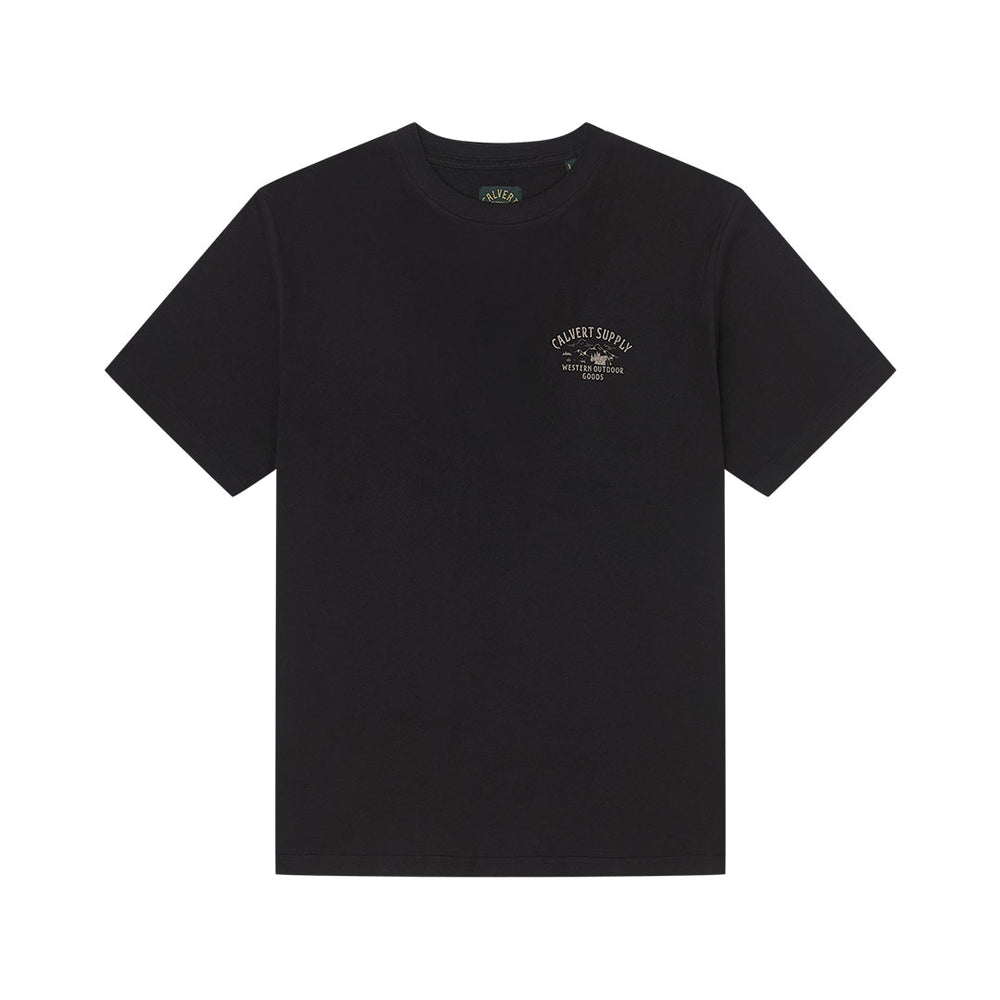 Campin Moto Classic Fit Tee - Black Wash