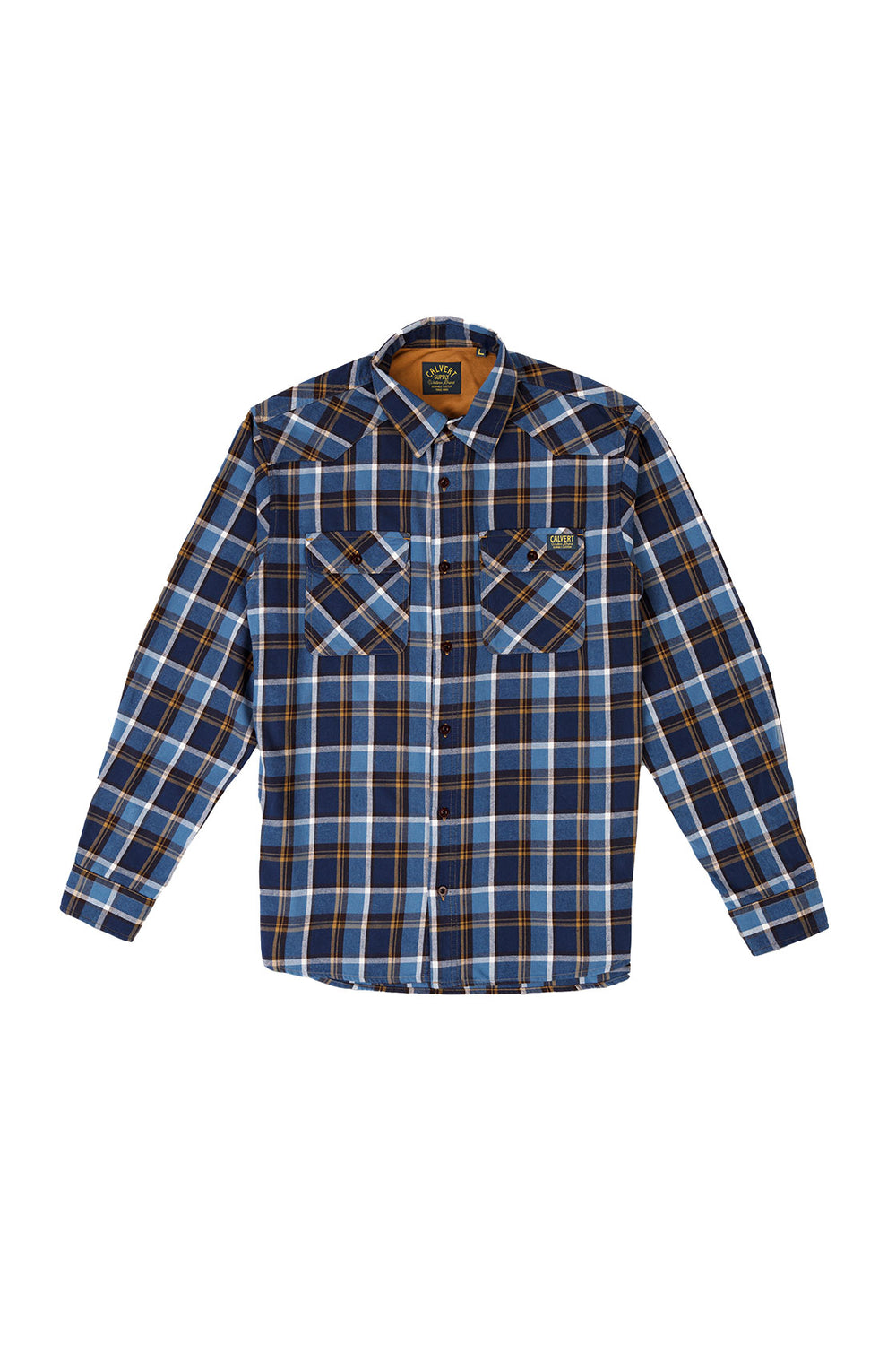 Cash Flannel - Royal Blue