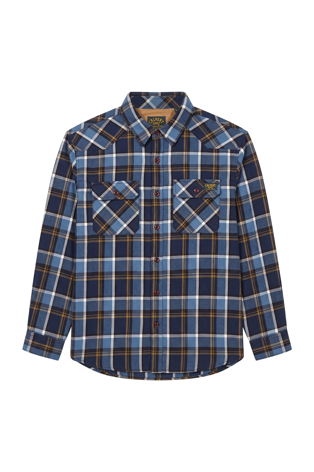 Cash Flannel - Royal Blue