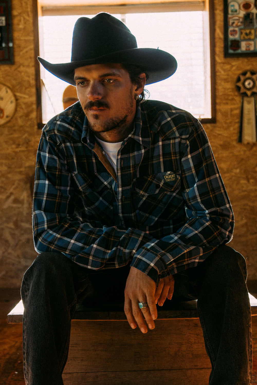 Cash Flannel - Royal Blue