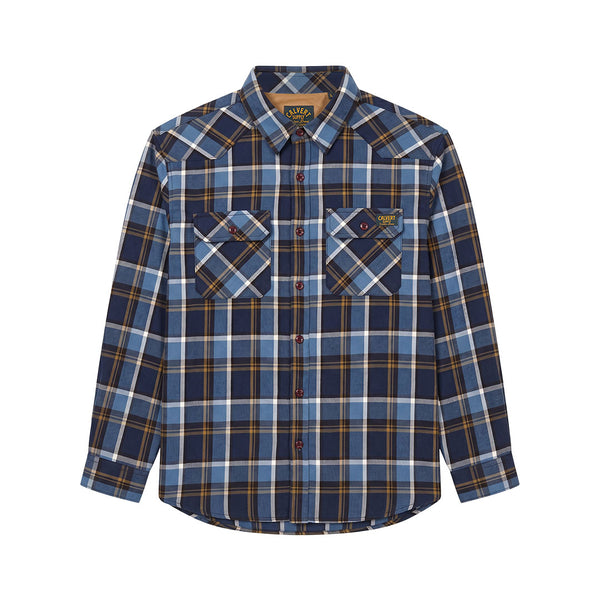 Cash Flannel - Royal Blue