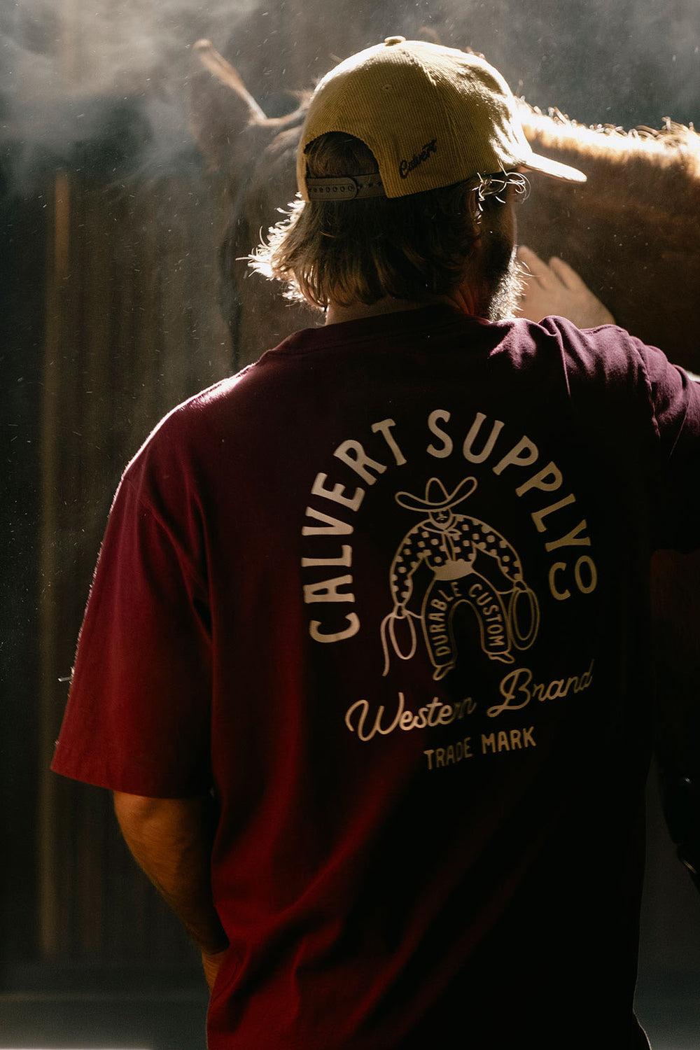 Lasso Classic Fit Tee - Maroon