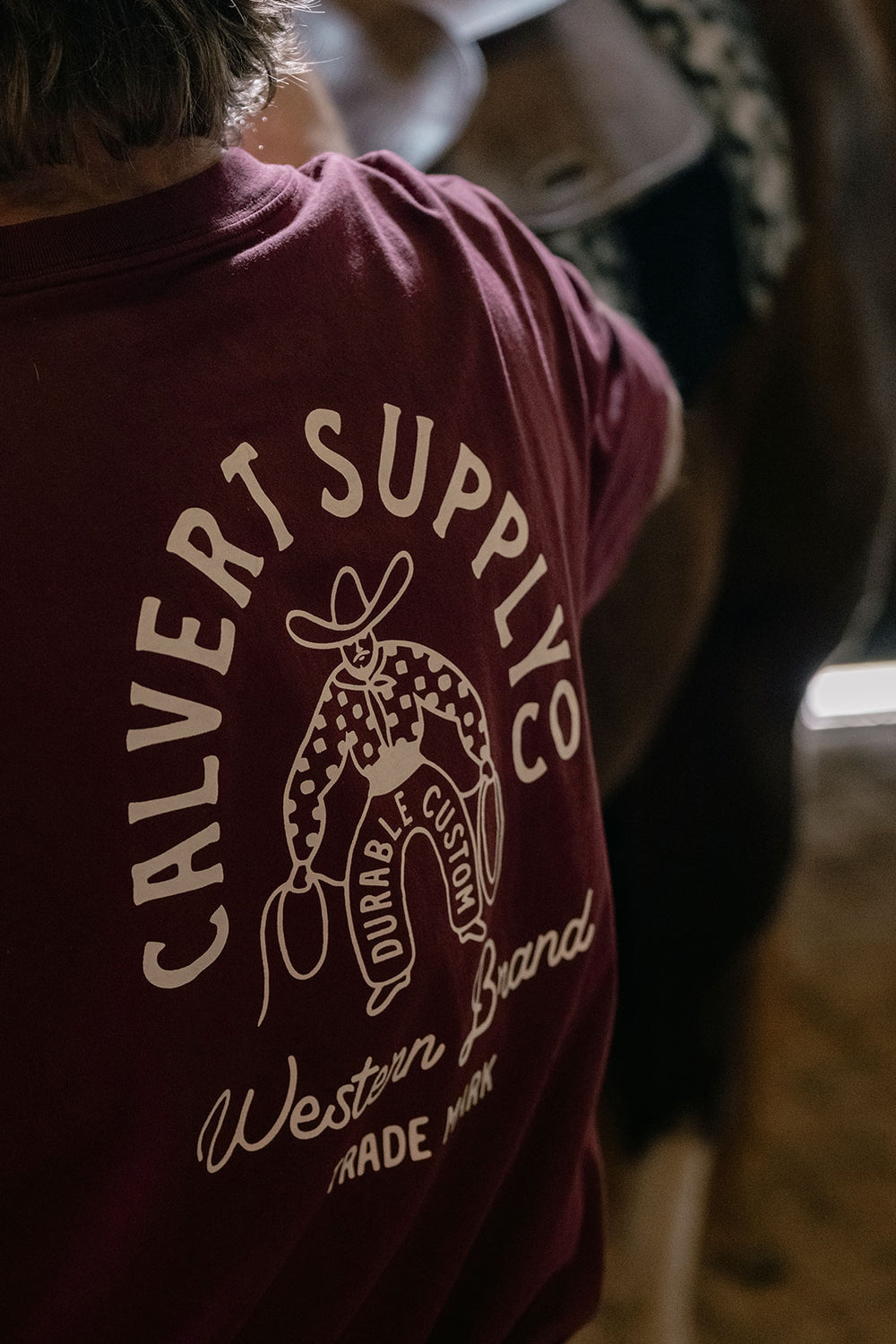 Lasso Classic Fit Tee - Maroon