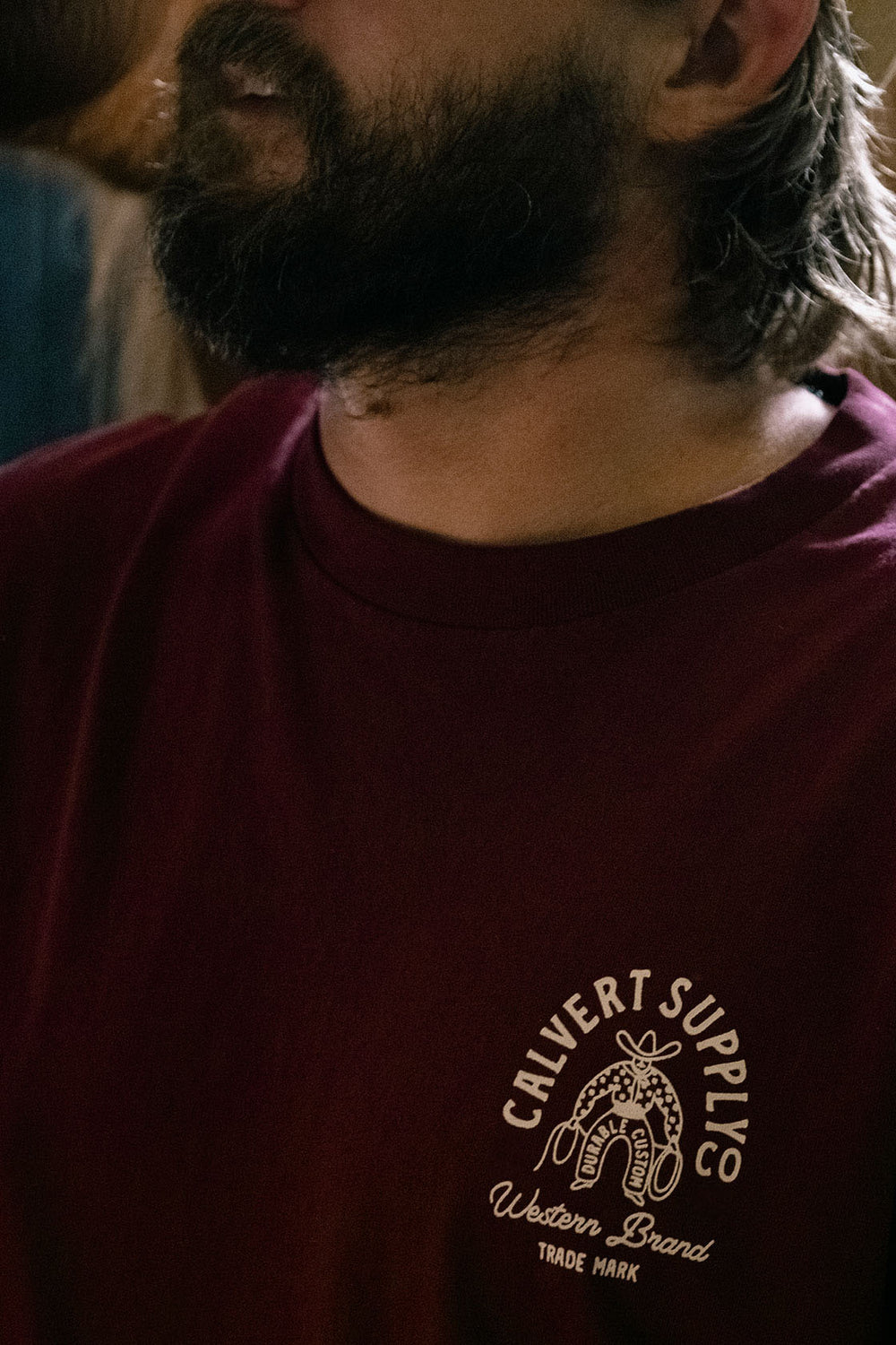 Lasso Classic Fit Tee - Maroon
