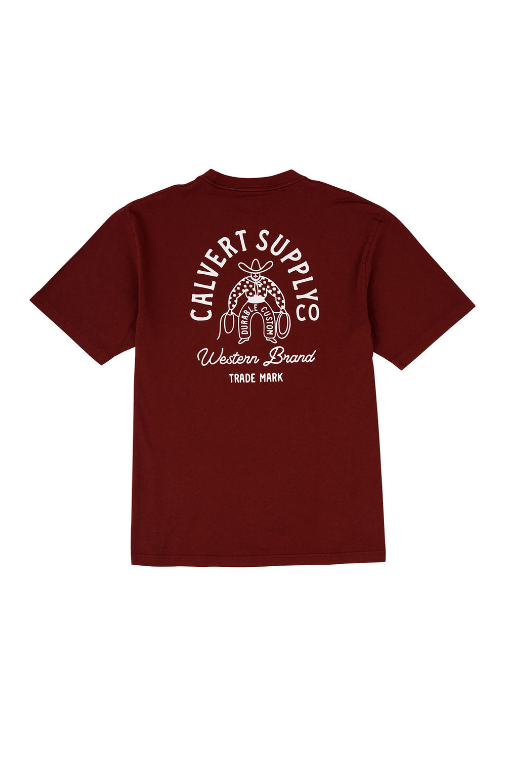 Lasso Classic Fit Tee - Maroon