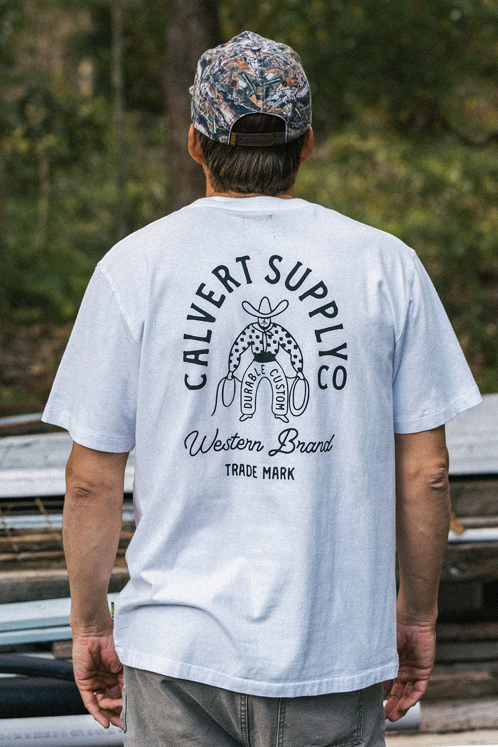 Lasso Classic Fit Tee - White