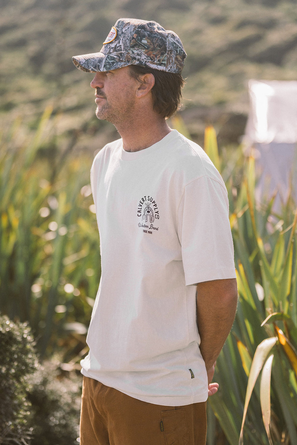 Lasso Classic Fit Tee - White