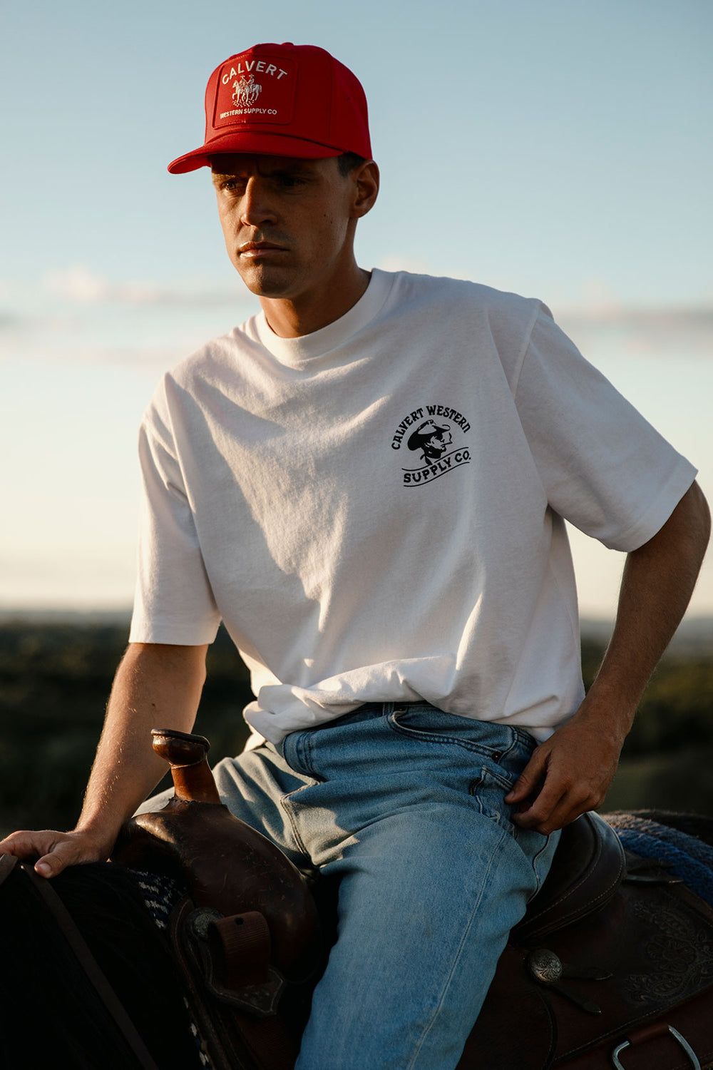 Burnin' Bill Classic Fit Tee - White