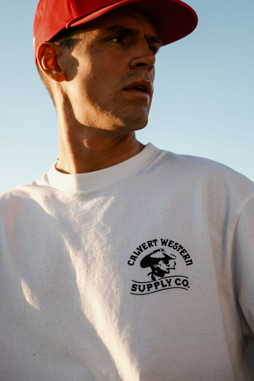 Burnin' Bill Classic Fit Tee - White