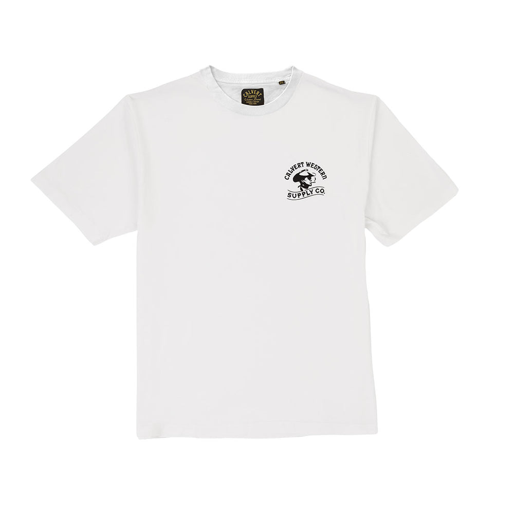 Burnin' Bill Classic Fit Tee - White