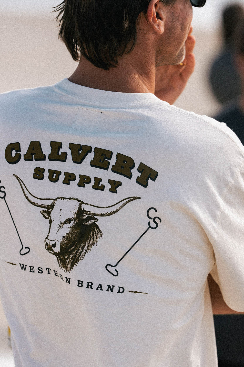 Rank Bull Classic Fit Tee - Vintage White
