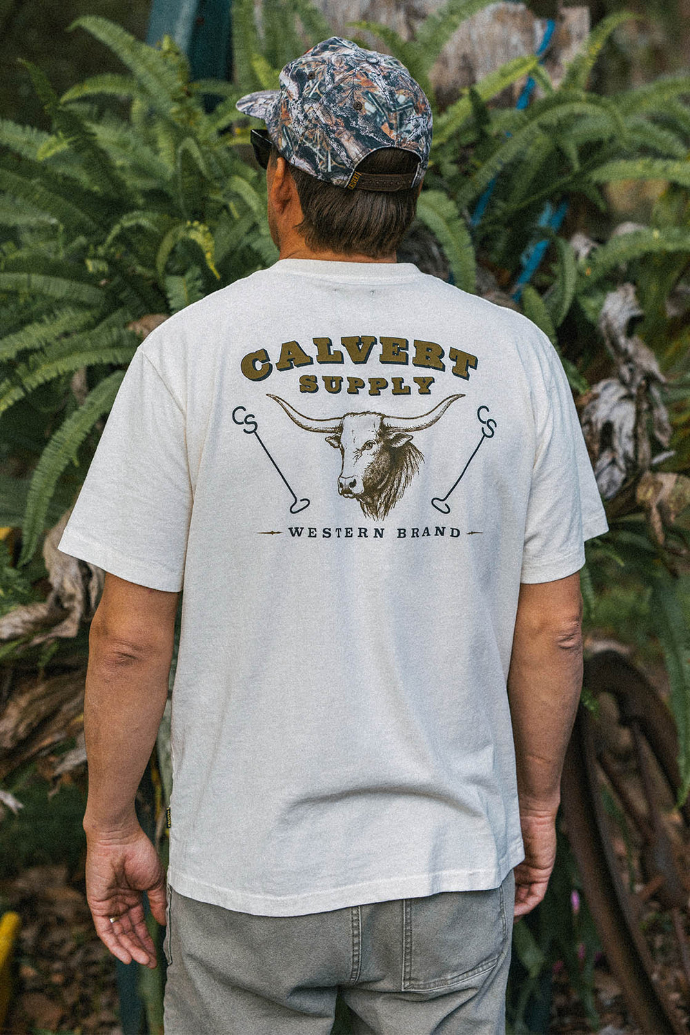 Rank Bull Classic Fit Tee - Vintage White