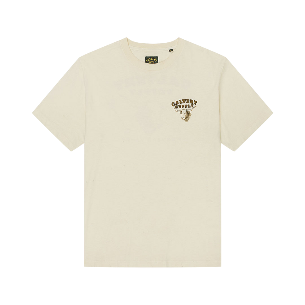 Rank Bull Classic Fit Tee - Vintage White