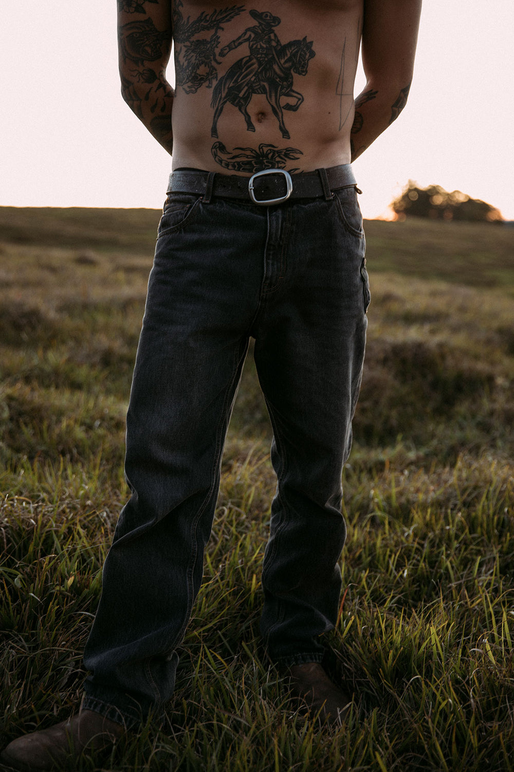 Rattlesnake Denim Jean - Black Fade