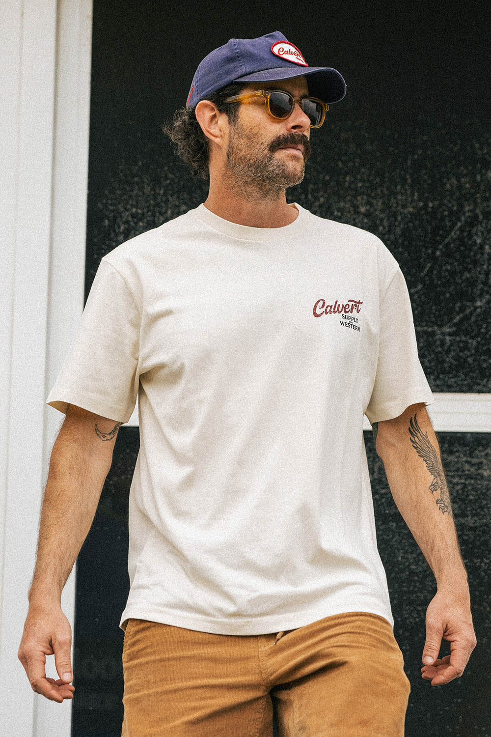 Roughstock Lane Classic Fit Tee - Vintage White