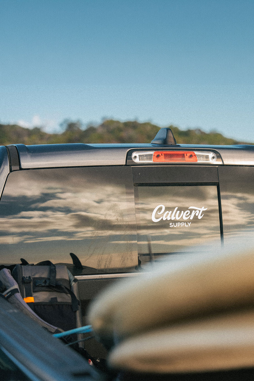 Calvert Supply Script Transfer Sticker - White