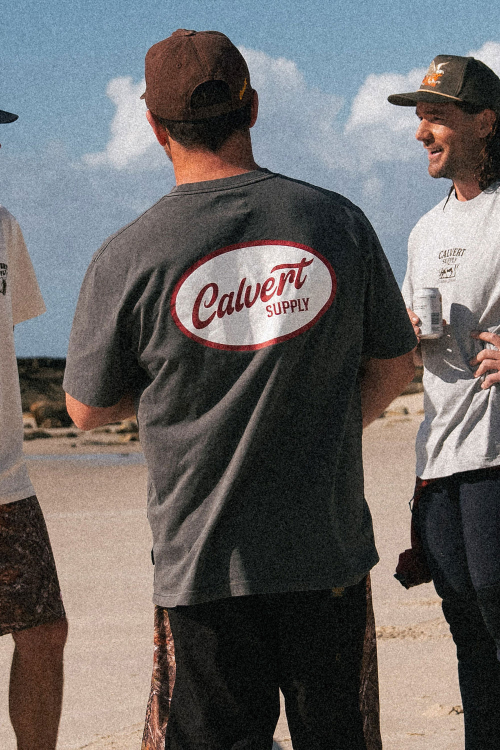 Scrolled Classic Fit Tee - Vintage Black
