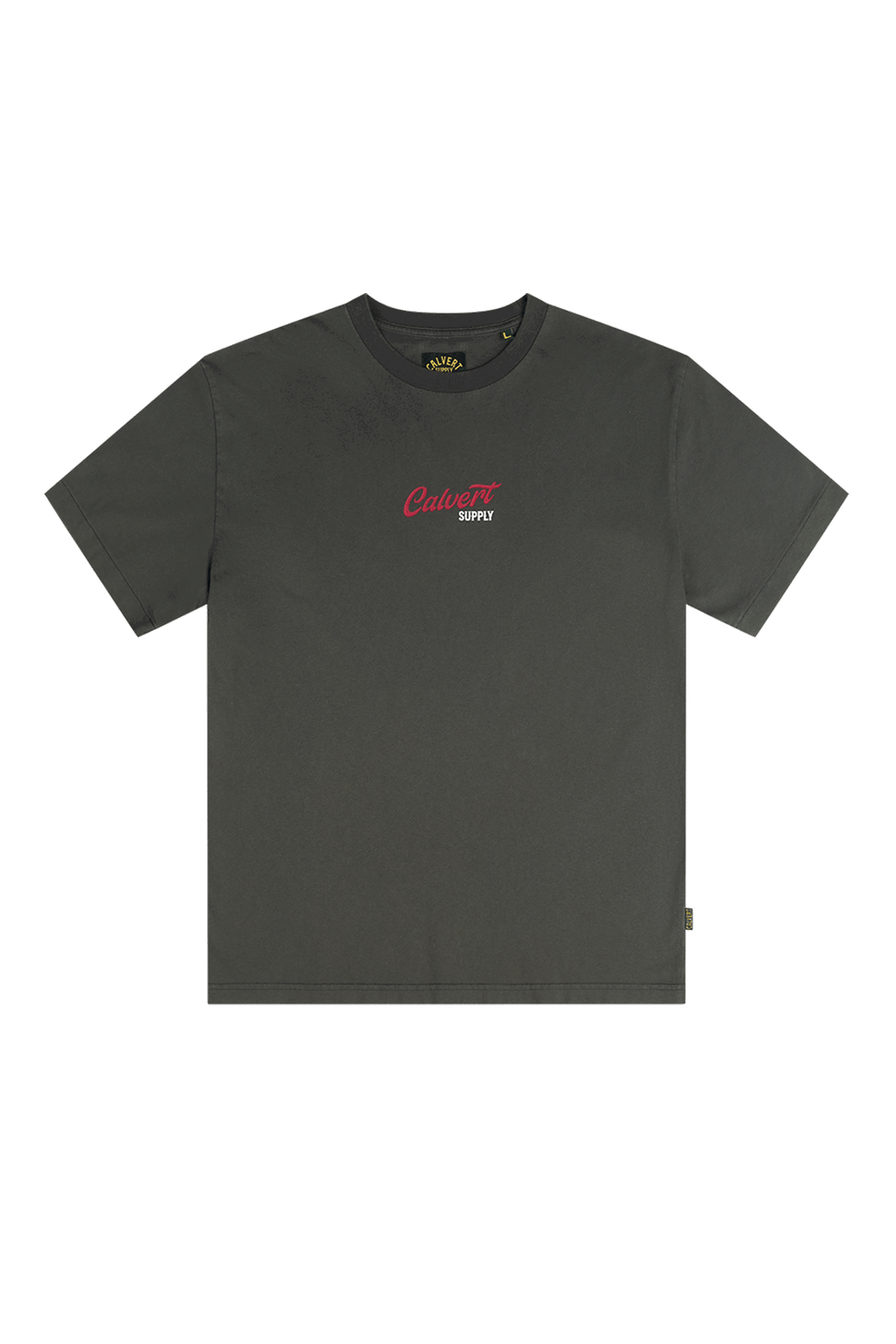 Scrolled Classic Fit Tee - Vintage Black