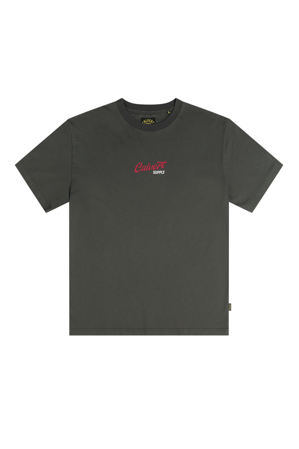 Scrolled Classic Fit Tee - Vintage Black