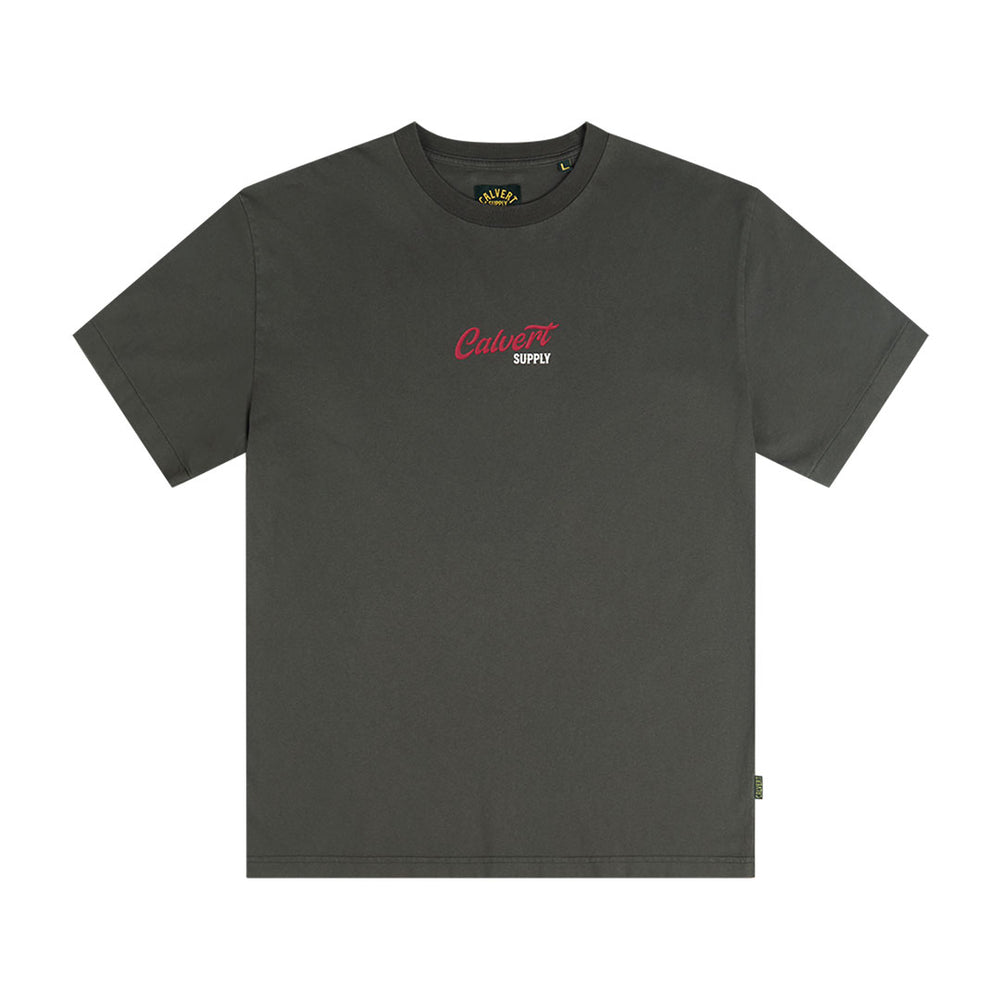 Scrolled Classic Fit Tee - Vintage Black