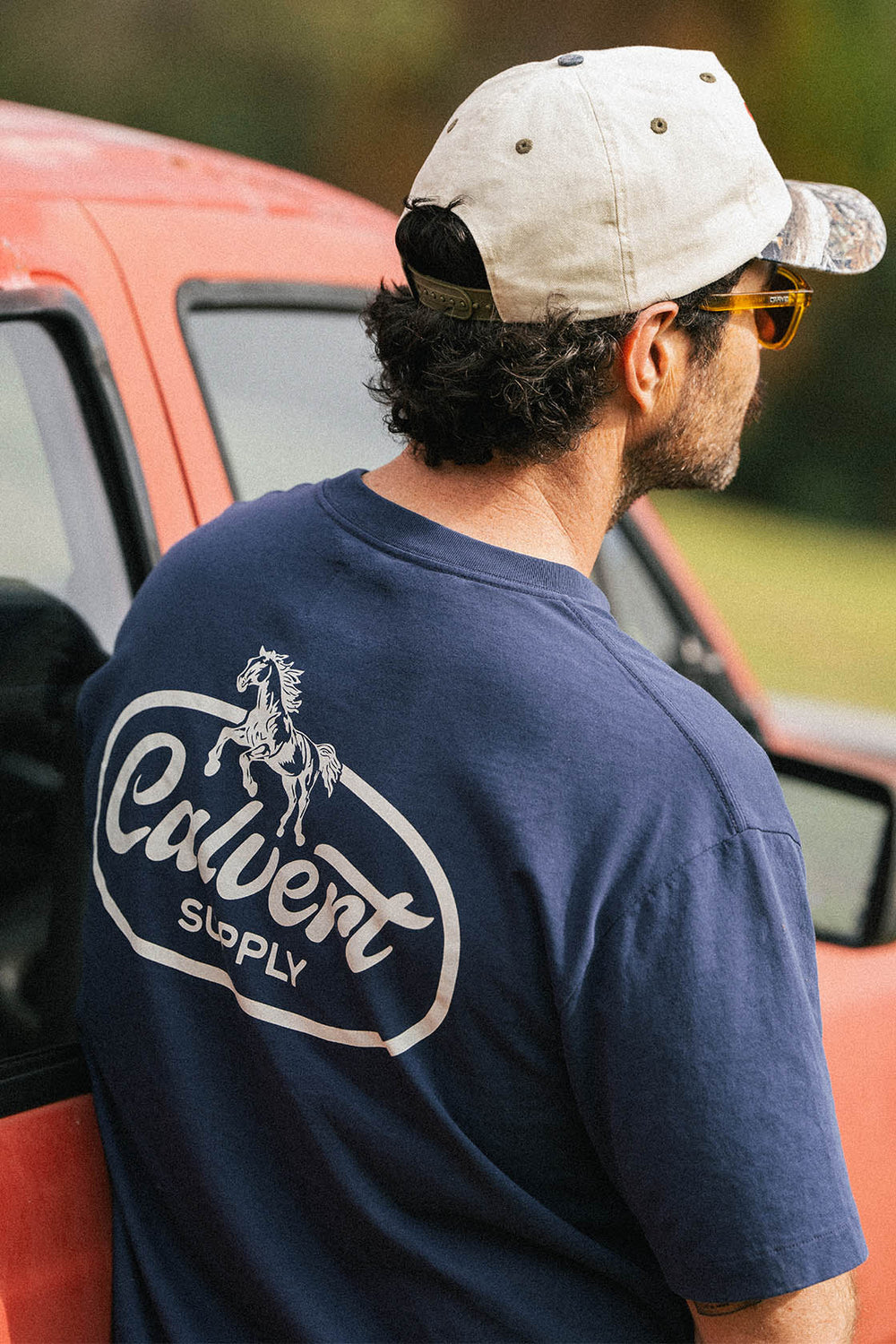 Stray Classic Fit Tee - Vintage Navy