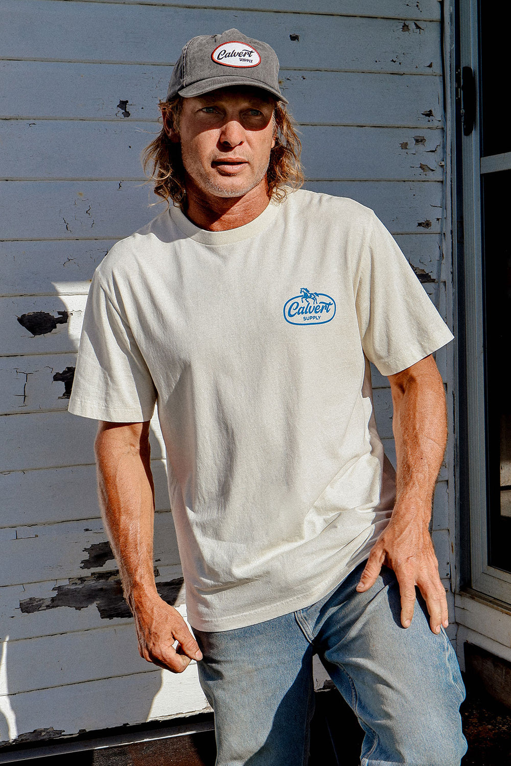 Stray Classic Fit Tee - Vintage White