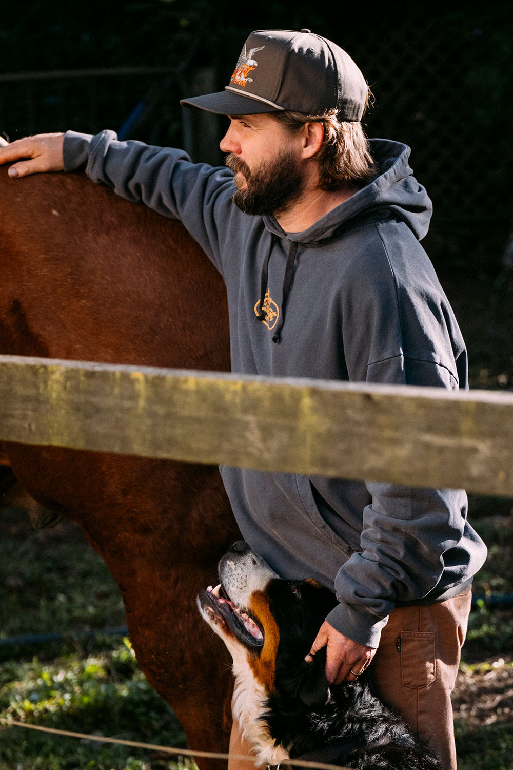 Stray Oversized Hood - Vintage Black