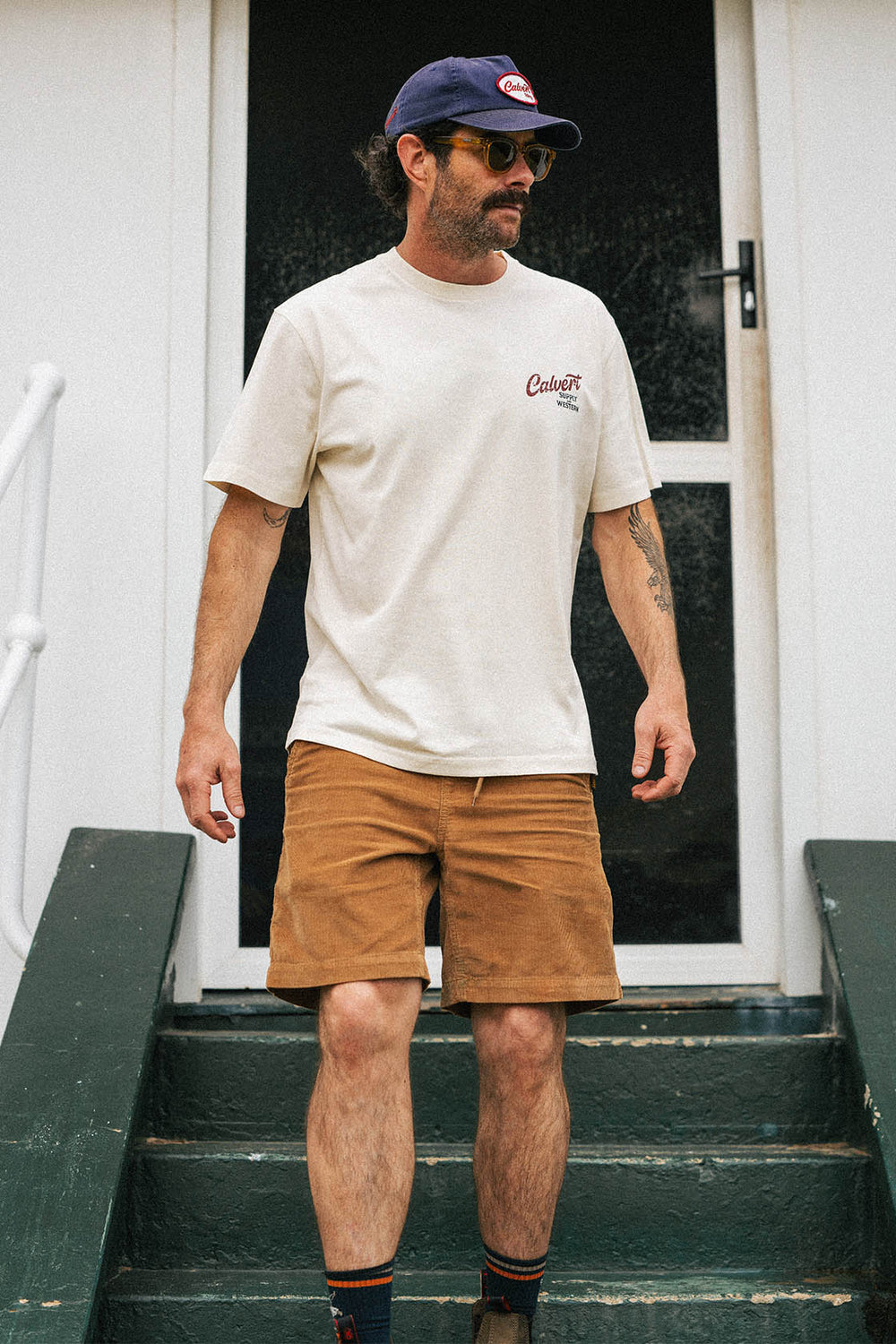 Texas Cord Workshort - Camel