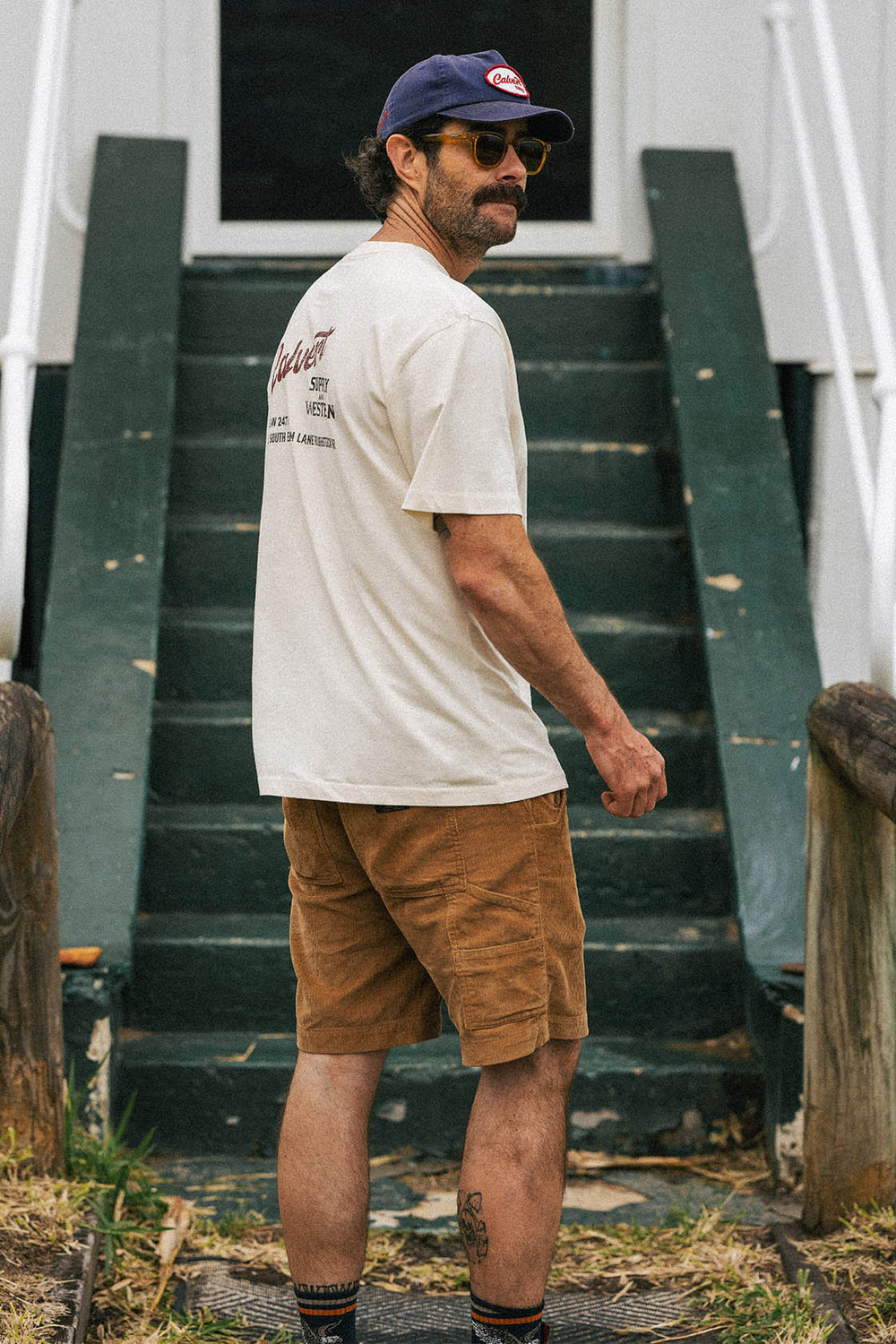 Texas Cord Workshort - Camel