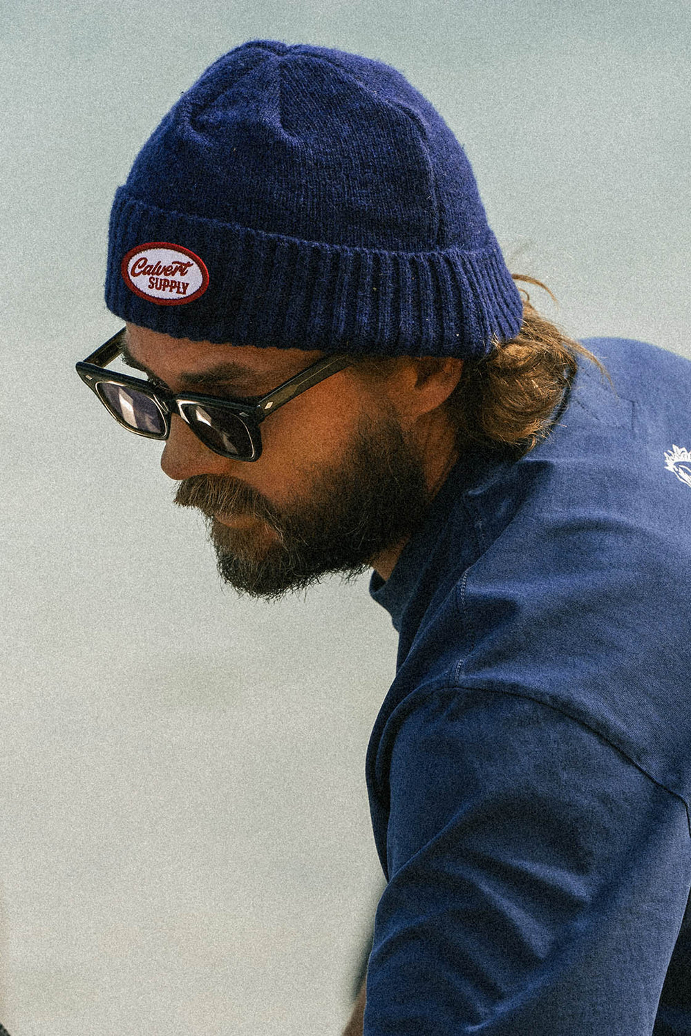 The Tradie Wharfman Beanie - Navy