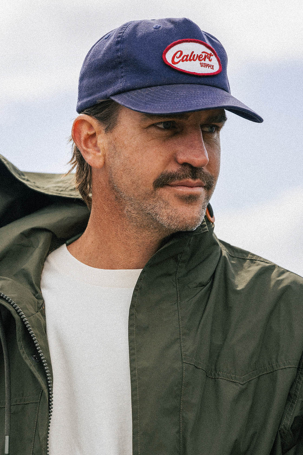 The Vintage Tradie Semi-Structured Cap - Navy