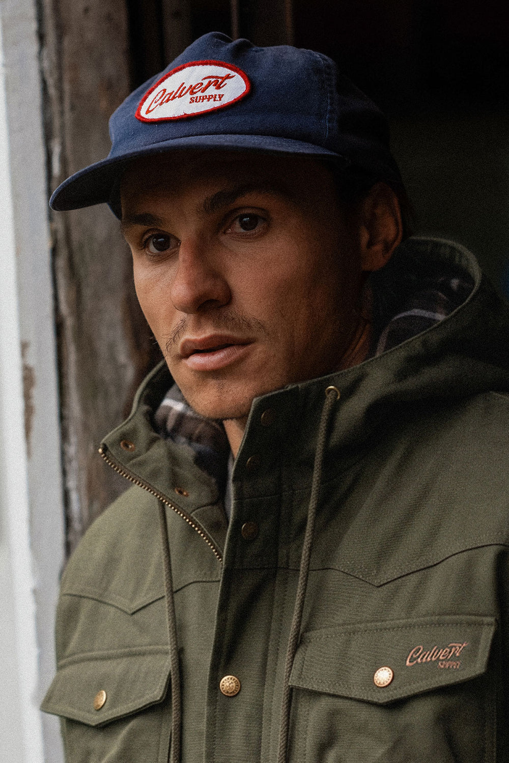 The Vintage Tradie Semi-Structured Cap - Navy