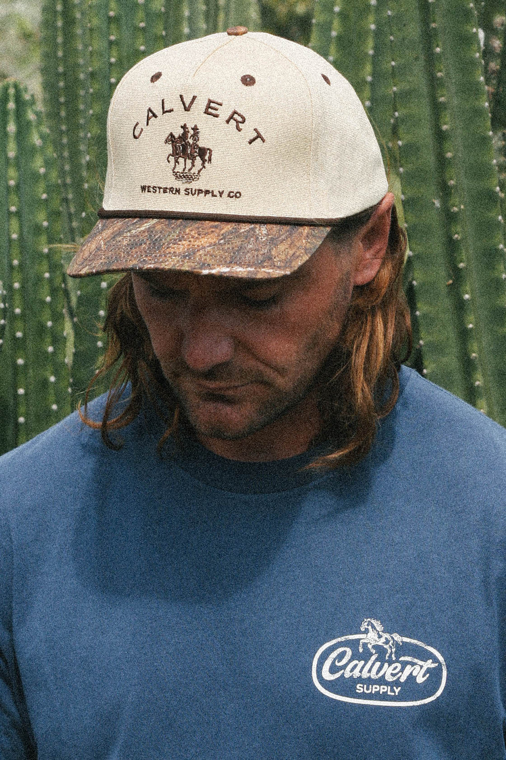 Twin Spur Camo Structured Cap - Taupe Camo