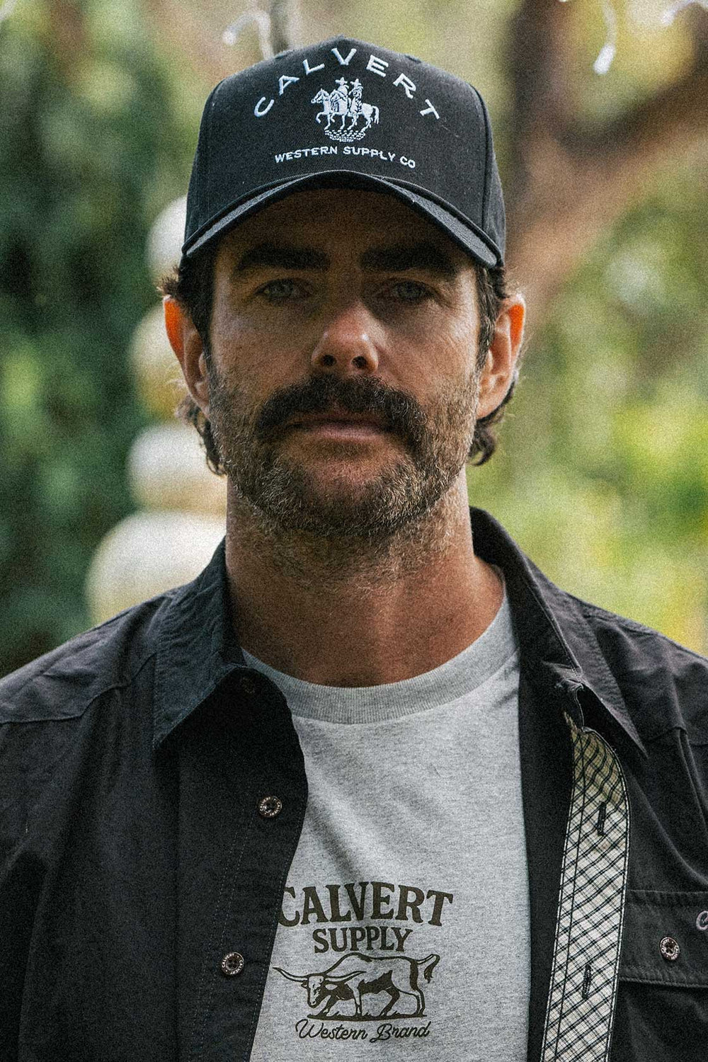 Twin Spurs Structured Cap - Black
