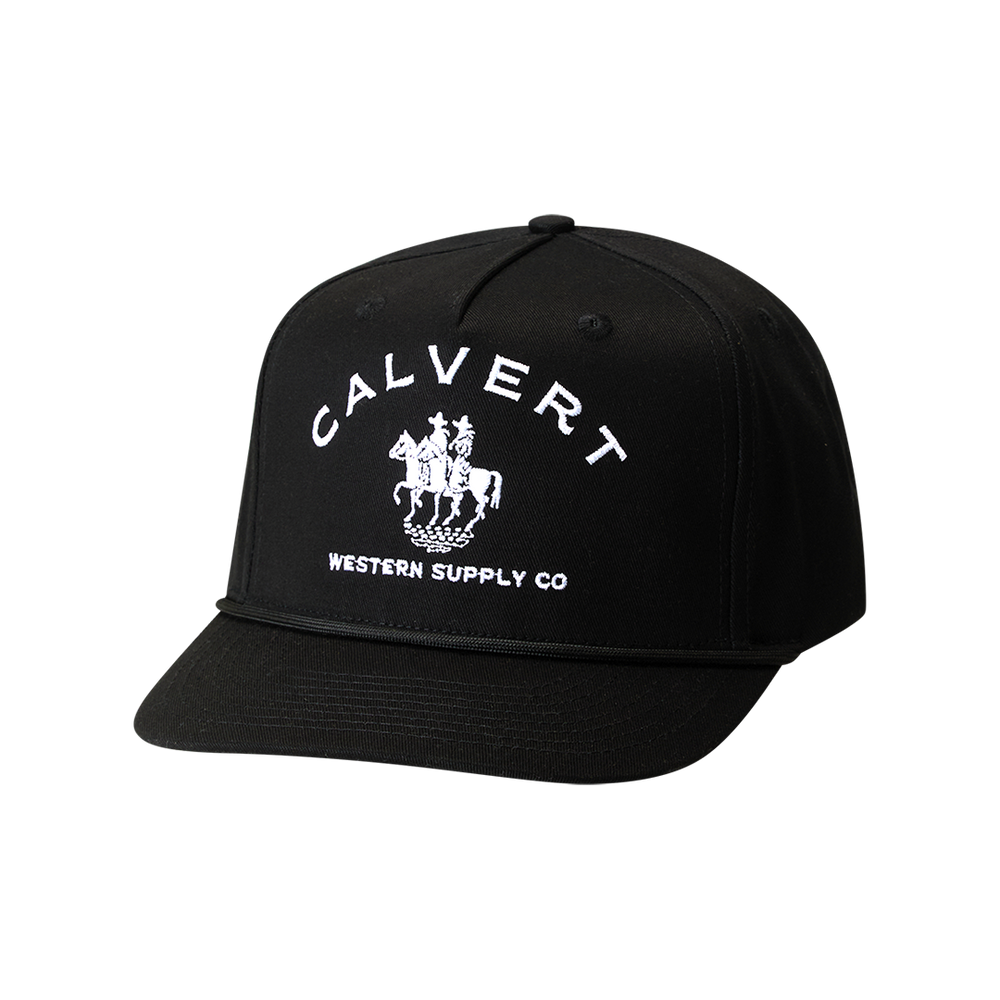 Twin Spurs Structured Cap - Black